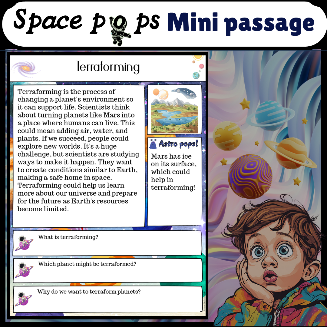 Terraforming | Space Pops Reading Passage and Questions