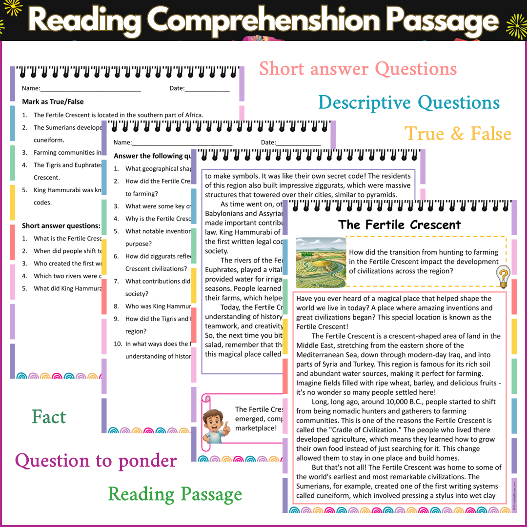 The Fertile Crescent | Reading Comprehension Passage and Questions