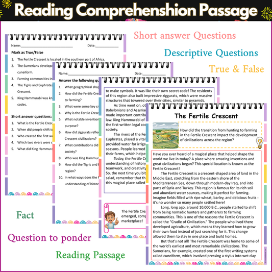 The Fertile Crescent | Reading Comprehension Passage and Questions