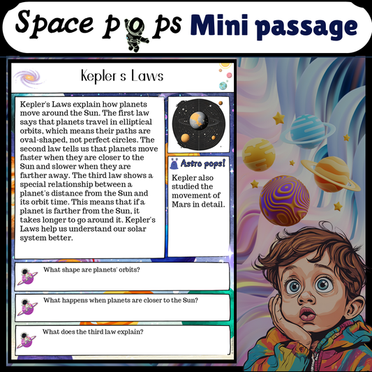 Kepler's Laws | Space Pops Reading Passage and Questions