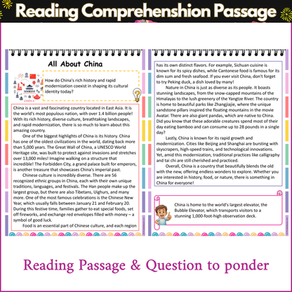 All About China | Reading Comprehension Passage and Questions