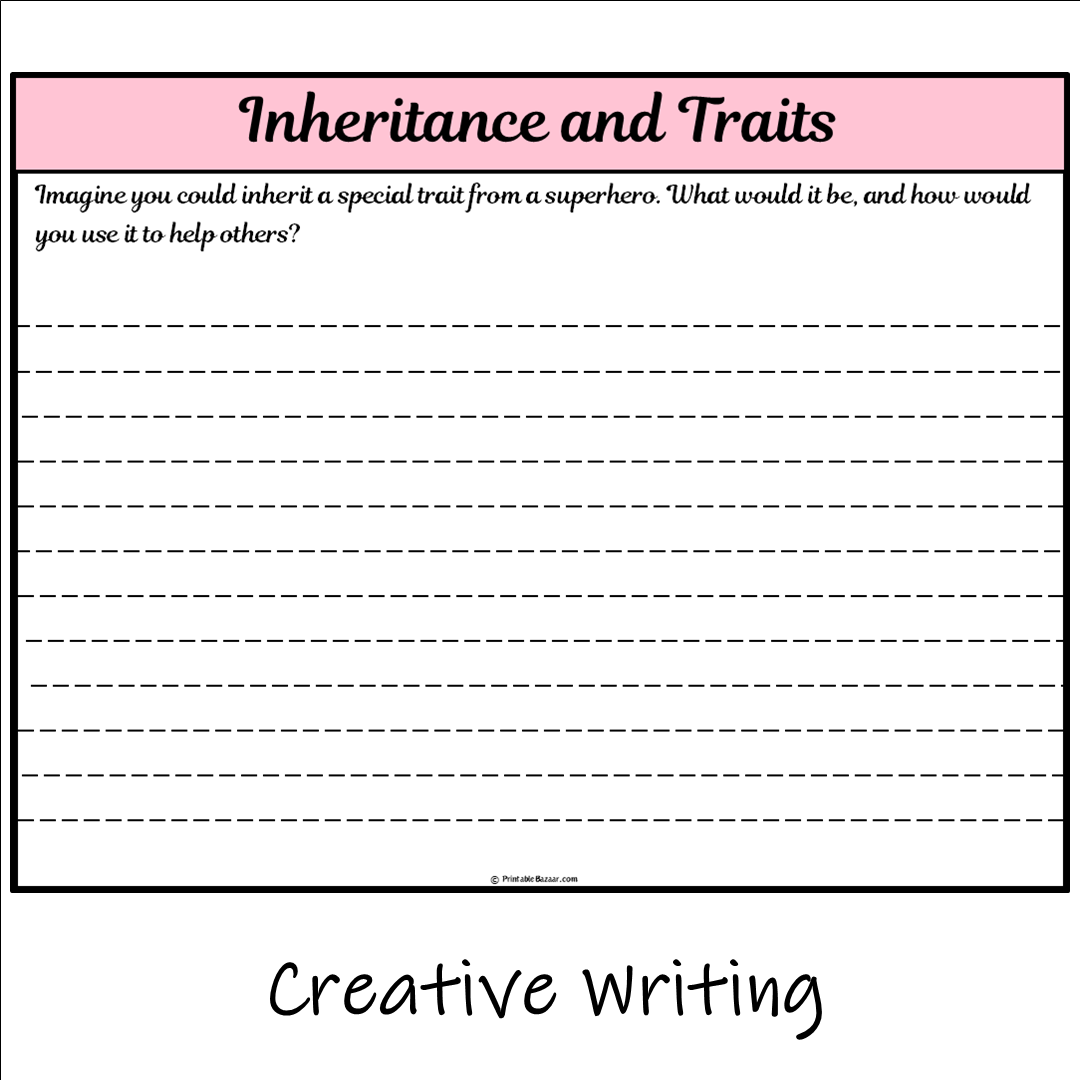 Inheritance and Traits | Main Idea and Supporting Details Reading Passage and Questions