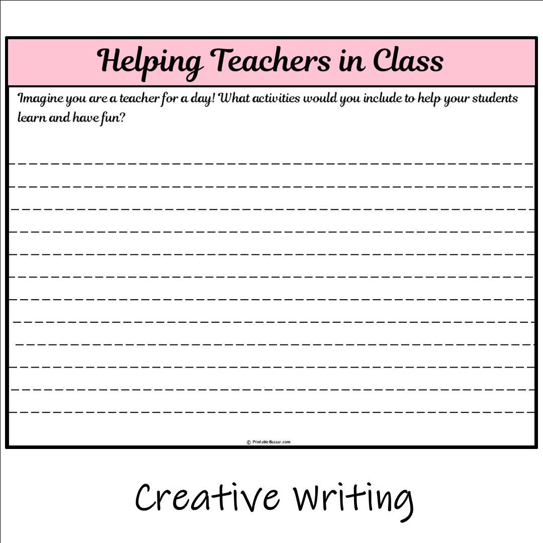 Helping Teachers in Class | Main Idea and Supporting Details Reading Passage and Questions