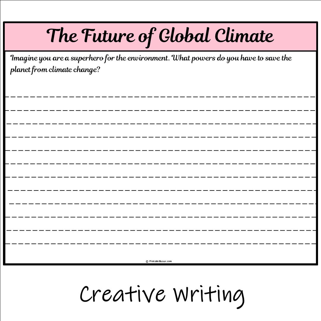 The Future of Global Climate | Main Idea and Supporting Details Reading Passage and Questions