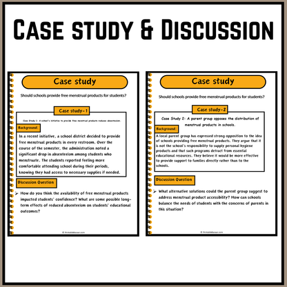 Should schools provide free menstrual products for students? | Debate Case Study Worksheet