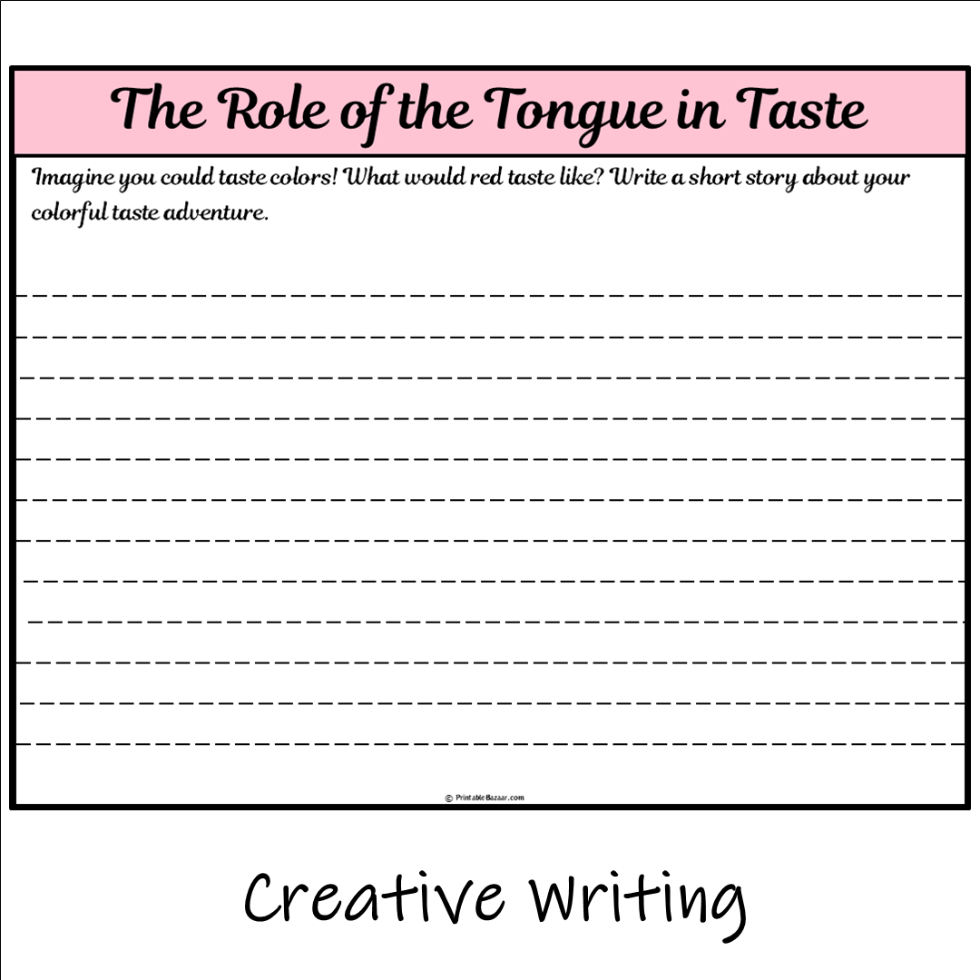 The Role of the Tongue in Taste | Main Idea and Supporting Details Reading Passage and Questions