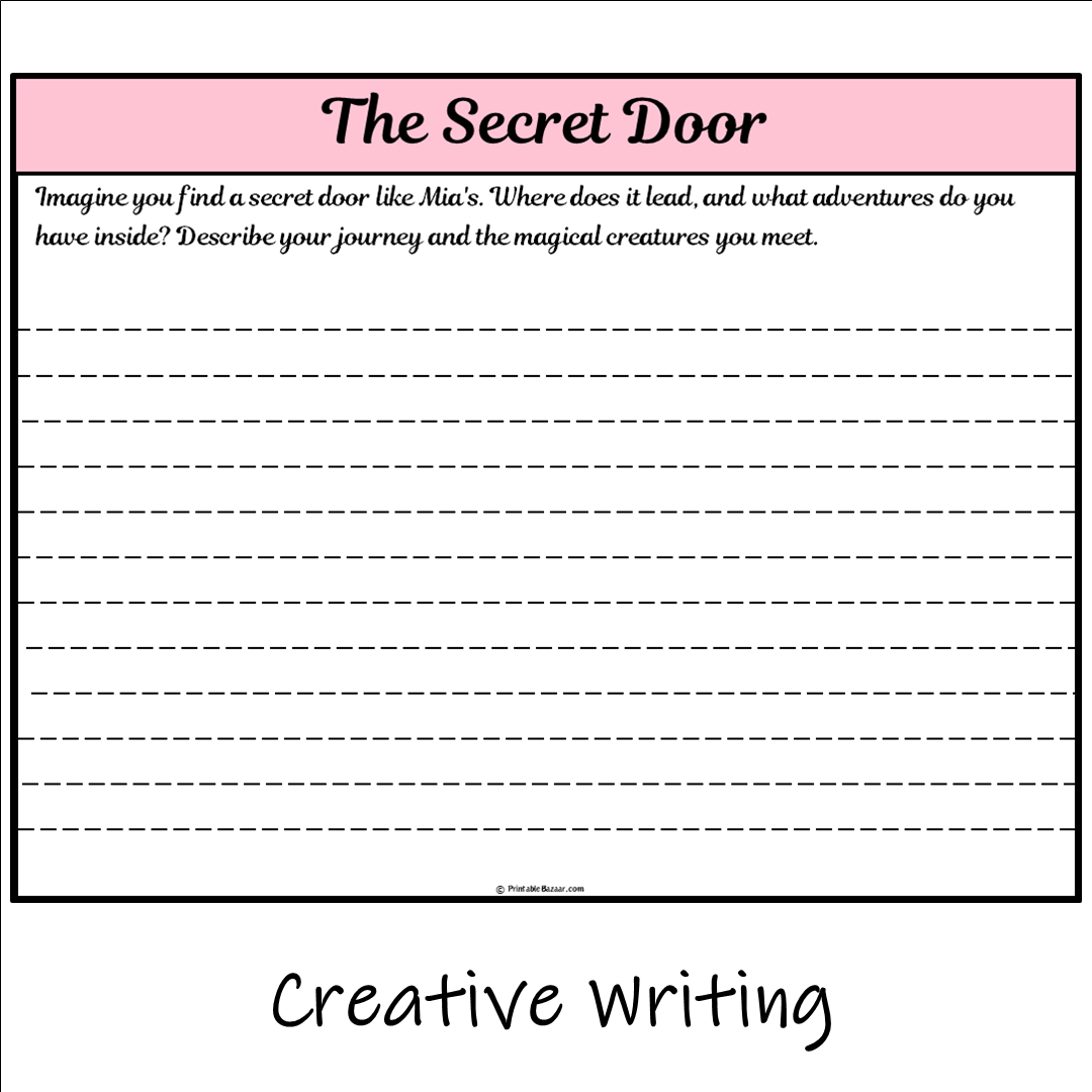 The Secret Door | Main Idea and Supporting Details Reading Passage and Questions