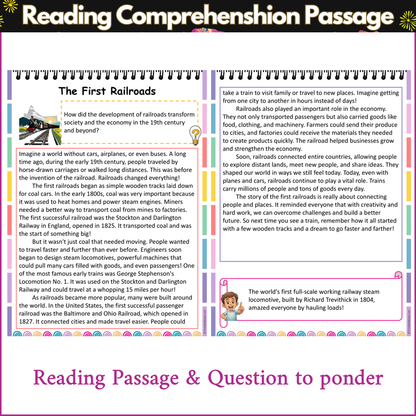 The First Railroads | Reading Comprehension Passage and Questions