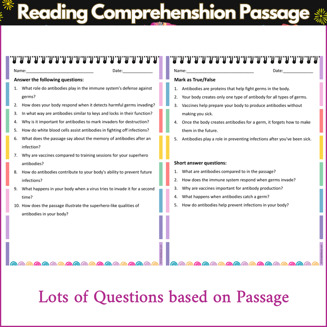 Antibodies | Reading Comprehension Passage and Questions