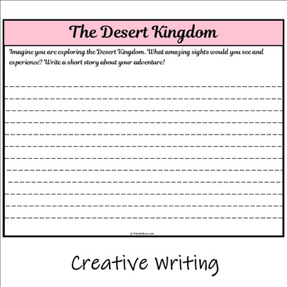 The Desert Kingdom | Main Idea and Supporting Details Reading Passage and Questions