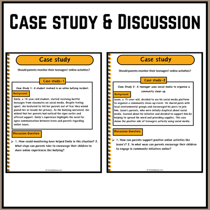 Should parents monitor their teenagers' online activities? | Debate Case Study Worksheet