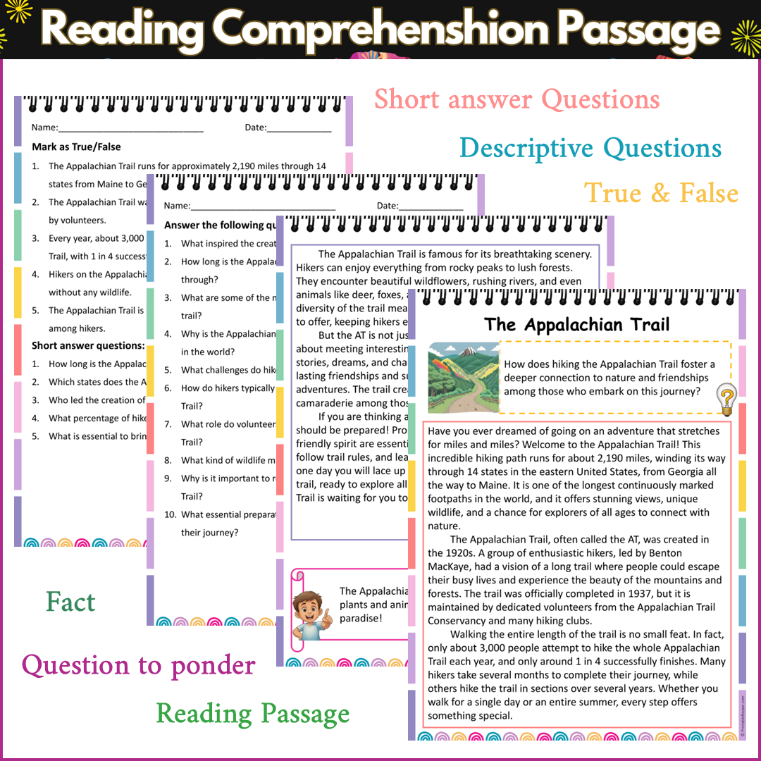 The Appalachian Trail | Reading Comprehension Passage and Questions