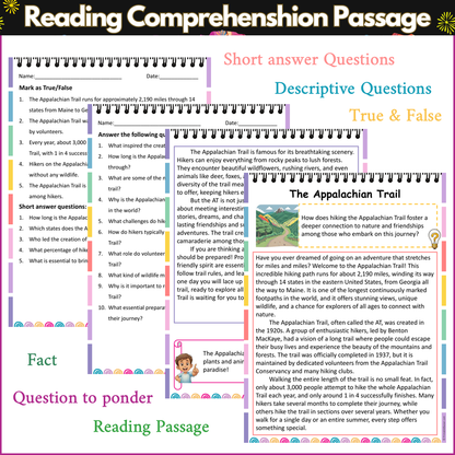 The Appalachian Trail | Reading Comprehension Passage and Questions