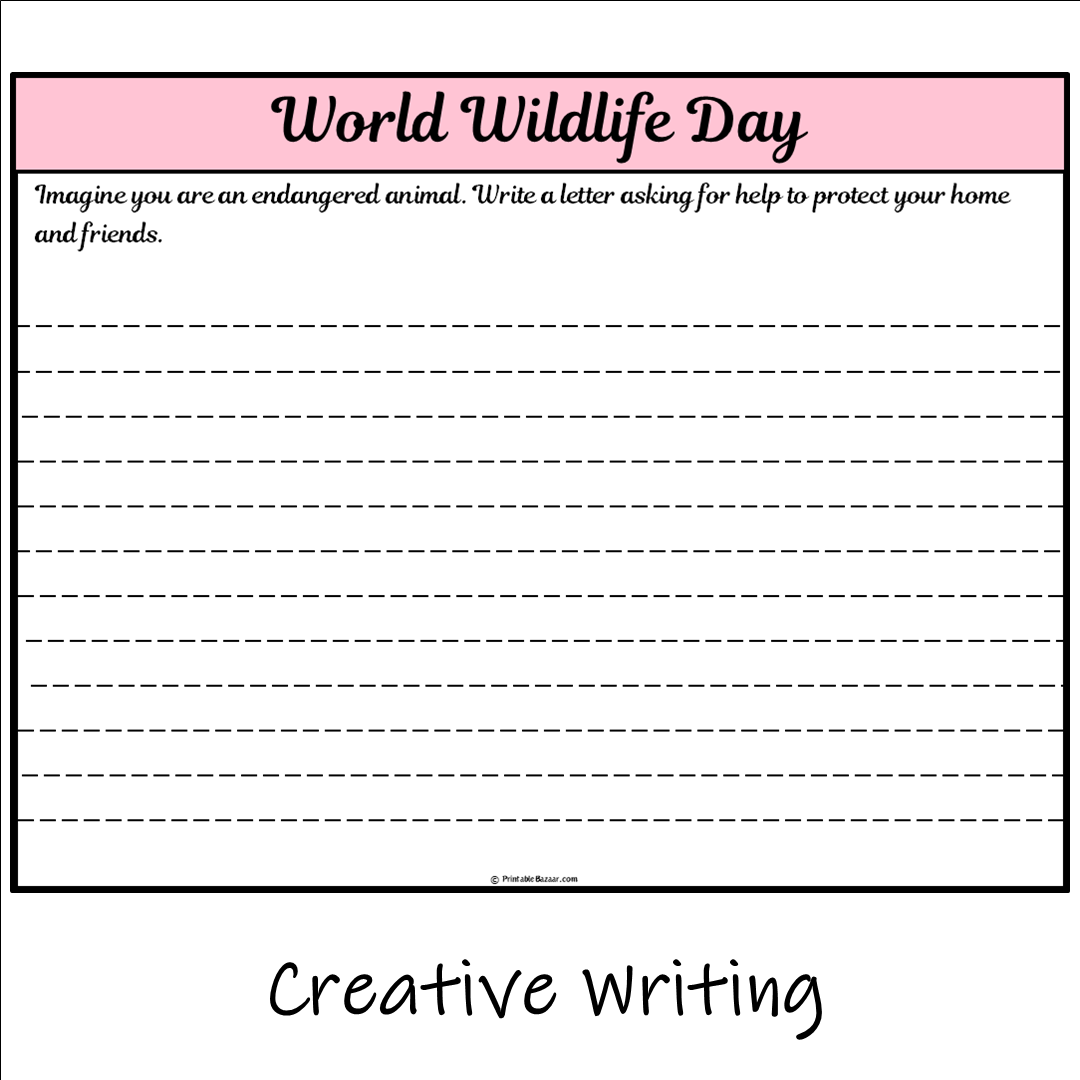 World Wildlife Day | Main Idea and Supporting Details Reading Passage and Questions