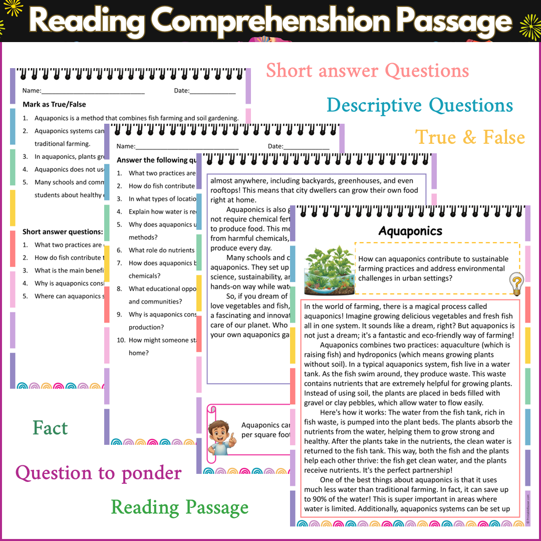 Aquaponics | Reading Comprehension Passage and Questions