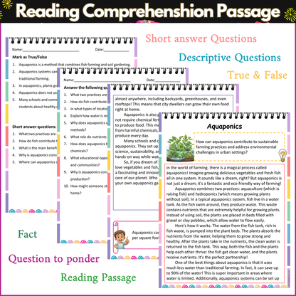 Aquaponics | Reading Comprehension Passage and Questions