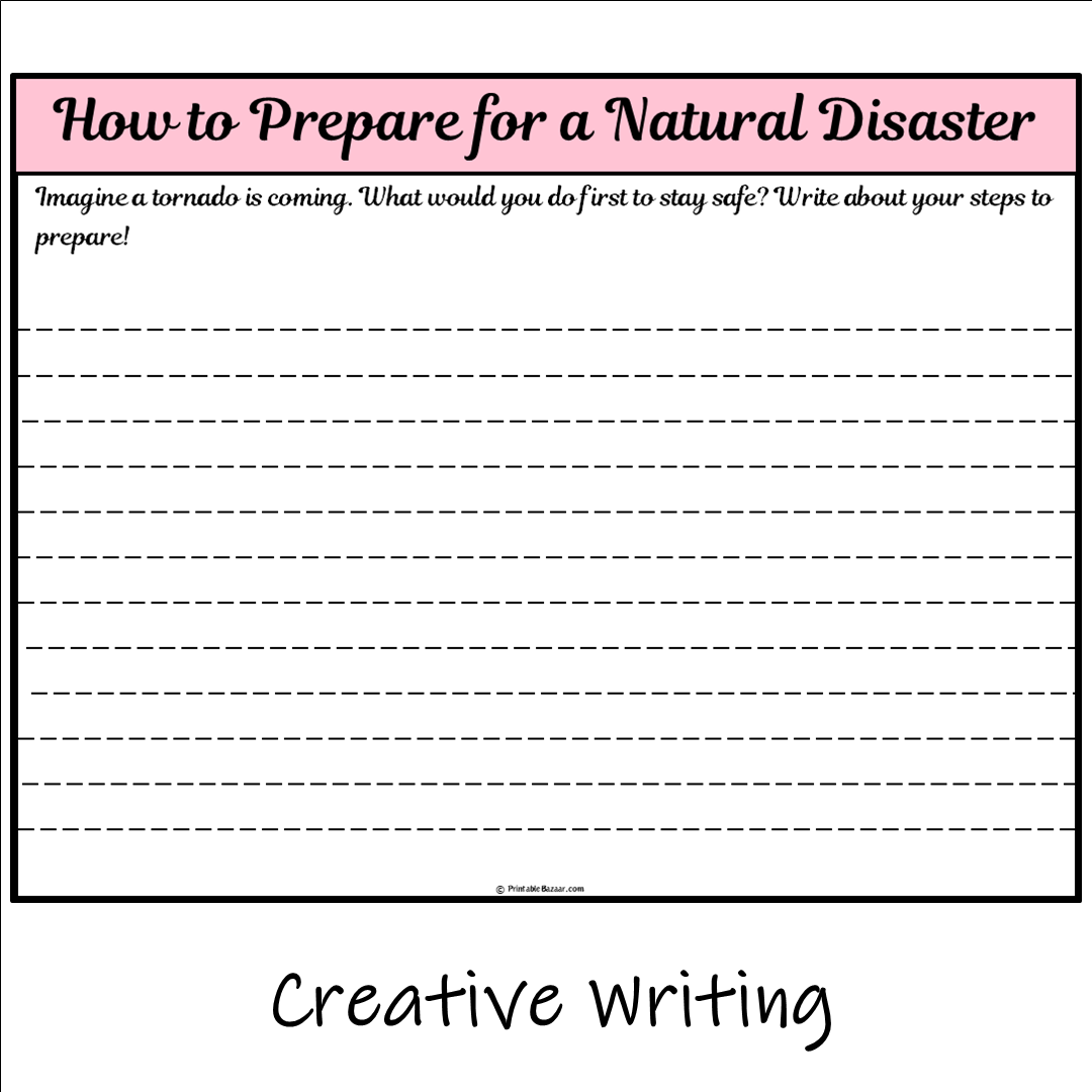 How to Prepare for a Natural Disaster | Main Idea and Supporting Details Reading Passage and Questions