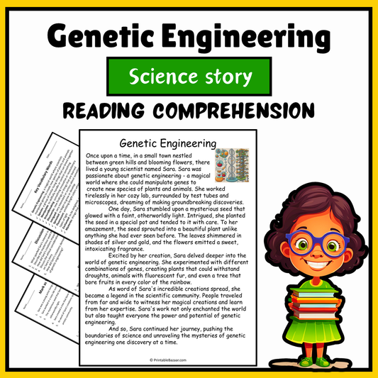 Genetic Engineering | Science Story Reading Comprehension Activity