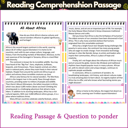 All About Africa | Reading Comprehension Passage and Questions