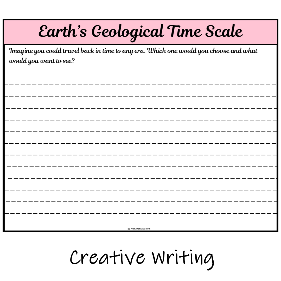 Earth’s Geological Time Scale | Main Idea and Supporting Details Reading Passage and Questions