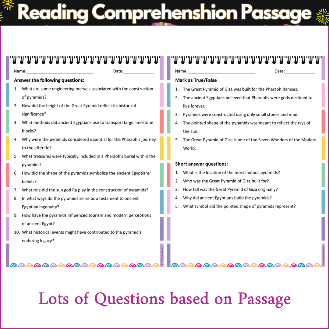 Pyramids | Reading Comprehension Passage and Questions