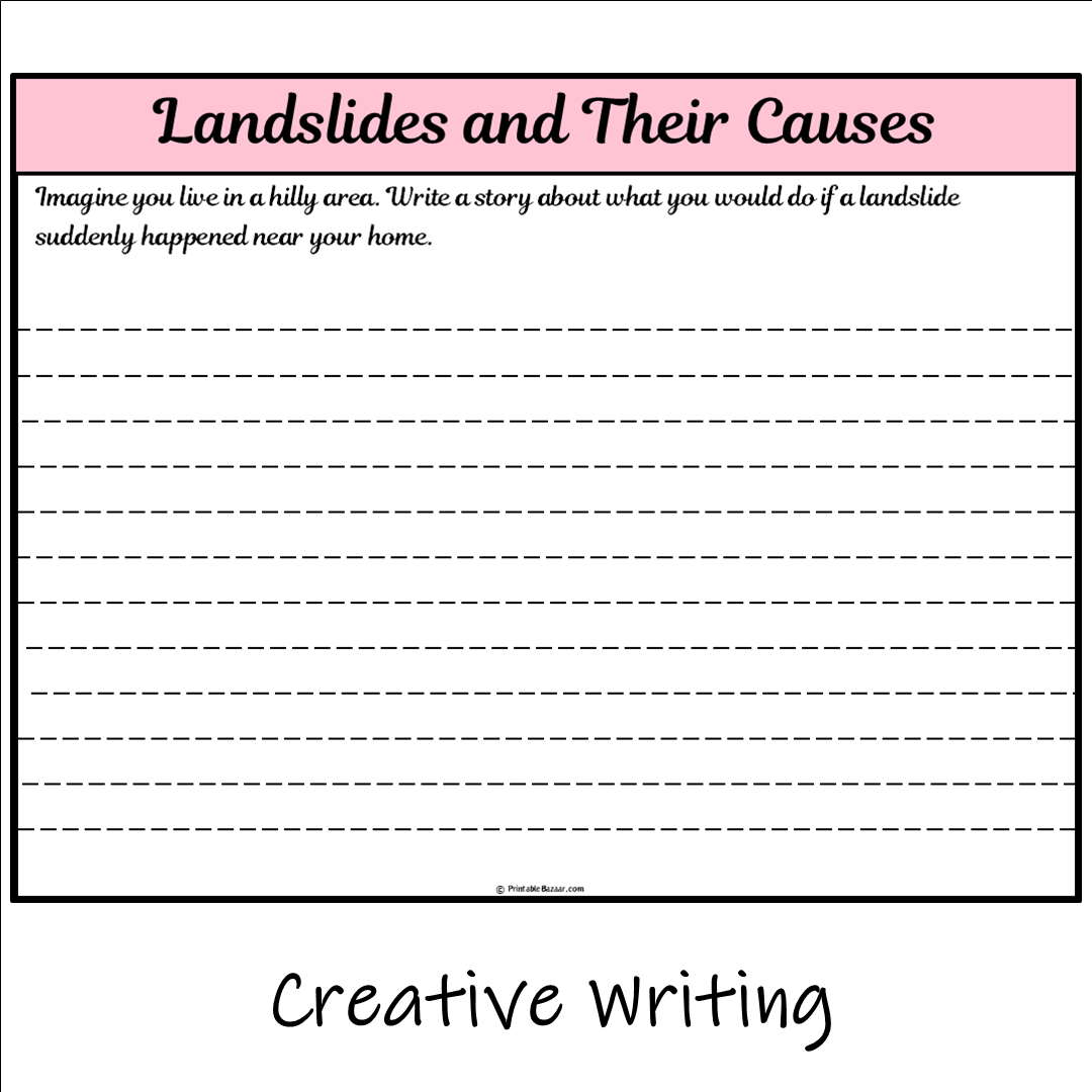 Landslides and Their Causes | Main Idea and Supporting Details Reading Passage and Questions