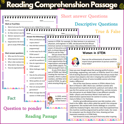 Women in STEM | Reading Comprehension Passage and Questions