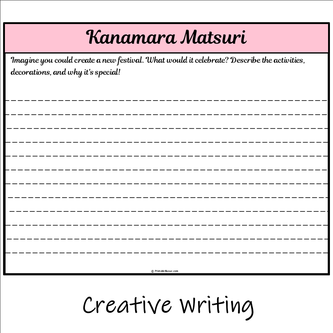 Kanamara Matsuri | Main Idea and Supporting Details Reading Passage and Questions