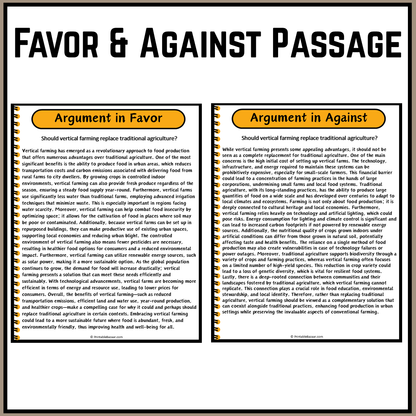 Should vertical farming replace traditional agriculture? | Debate Case Study Worksheet