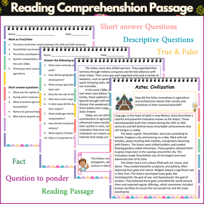 Aztec Civilization | Reading Comprehension Passage and Questions