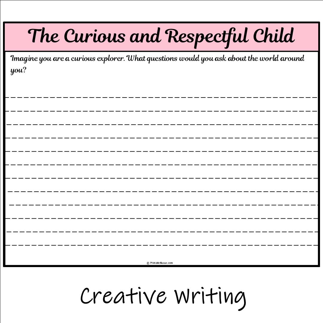 The Curious and Respectful Child | Main Idea and Supporting Details Reading Passage and Questions