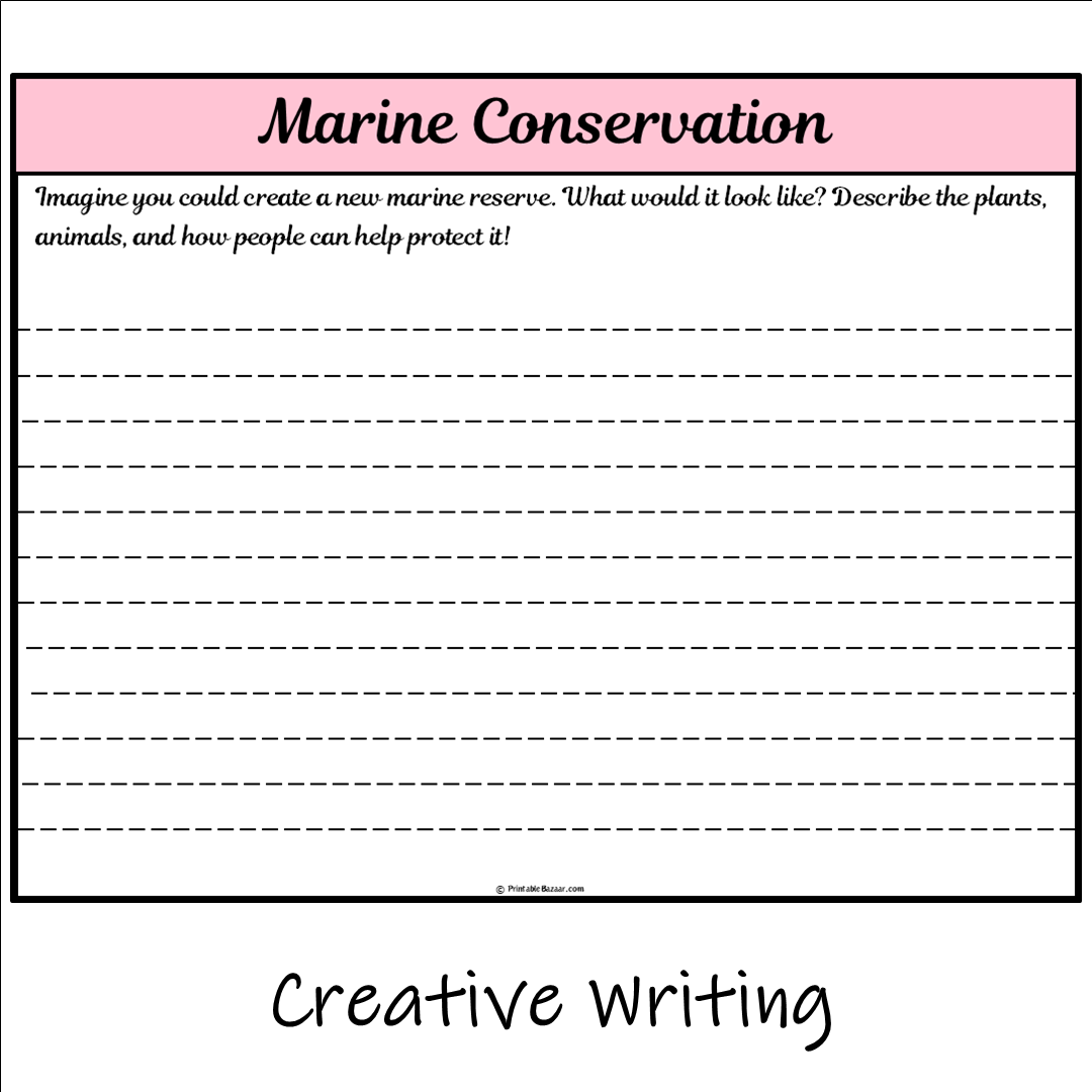 Marine Conservation | Main Idea and Supporting Details Reading Passage and Questions