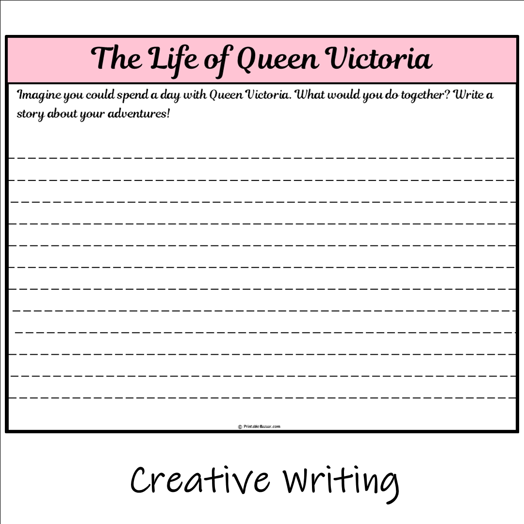 The Life of Queen Victoria | Main Idea and Supporting Details Reading Passage and Questions