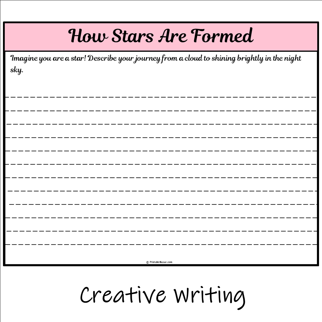 How Stars Are Formed | Main Idea and Supporting Details Reading Passage and Questions