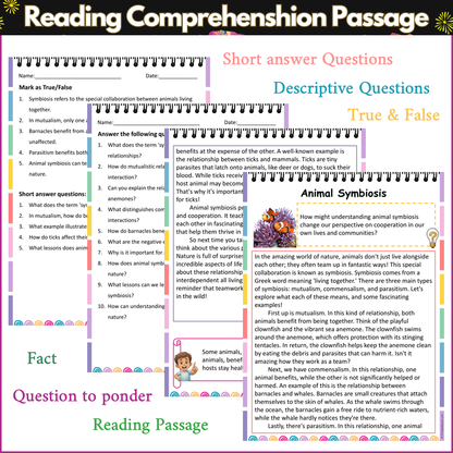 Animal Symbiosis | Reading Comprehension Passage and Questions