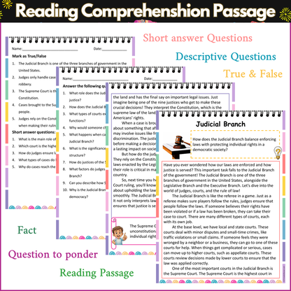 Judicial Branch | Reading Comprehension Passage and Questions