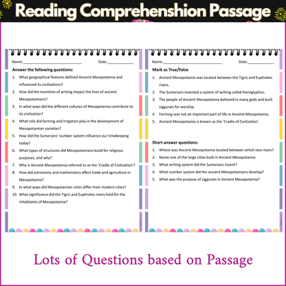 Ancient Mesopotamia | Reading Comprehension Passage and Questions