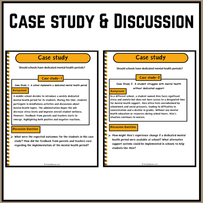 Should schools have dedicated mental health periods? | Debate Case Study Worksheet