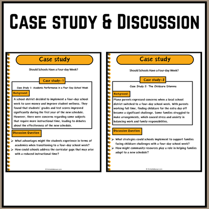 Should Schools Have a Four-day Week? | Debate Case Study Worksheet