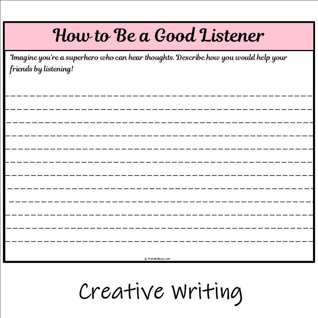 How to Be a Good Listener | Main Idea and Supporting Details Reading Passage and Questions