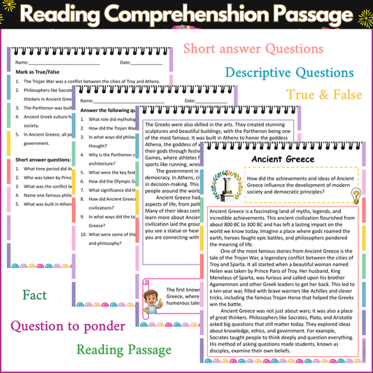 Ancient Greece | Reading Comprehension Passage and Questions