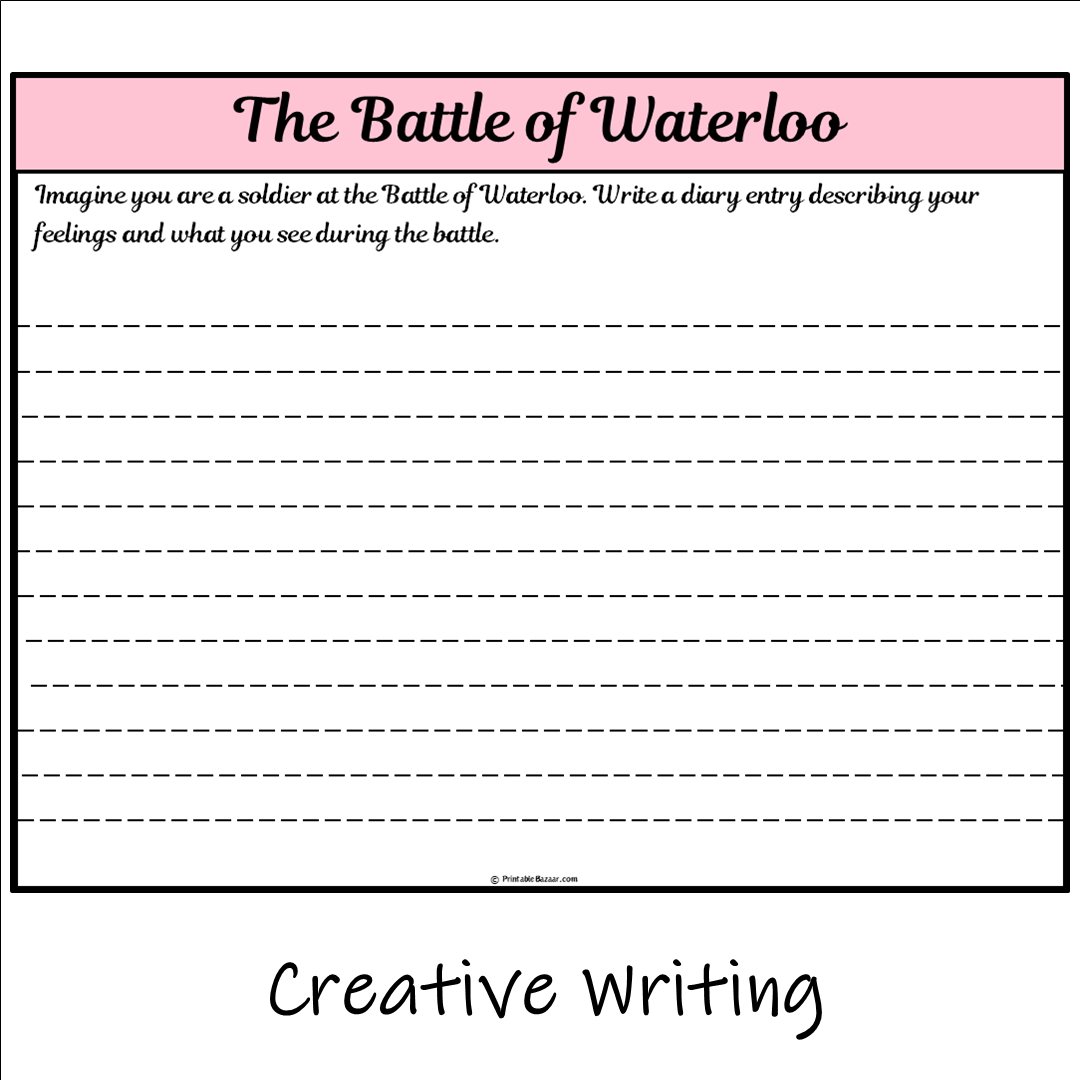 The Battle of Waterloo | Main Idea and Supporting Details Reading Passage and Questions