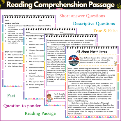 All About North Korea | Reading Comprehension Passage and Questions