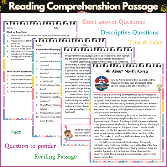 All About North Korea | Reading Comprehension Passage and Questions