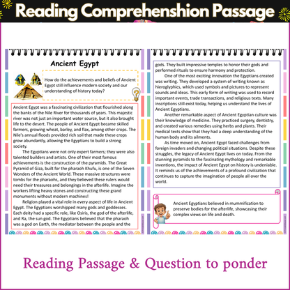 Ancient Egypt | Reading Comprehension Passage and Questions