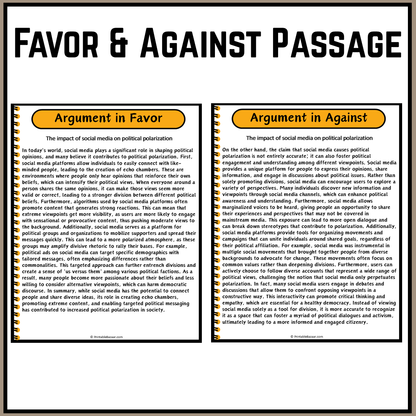 The impact of social media on political polarization | Debate Case Study Worksheet