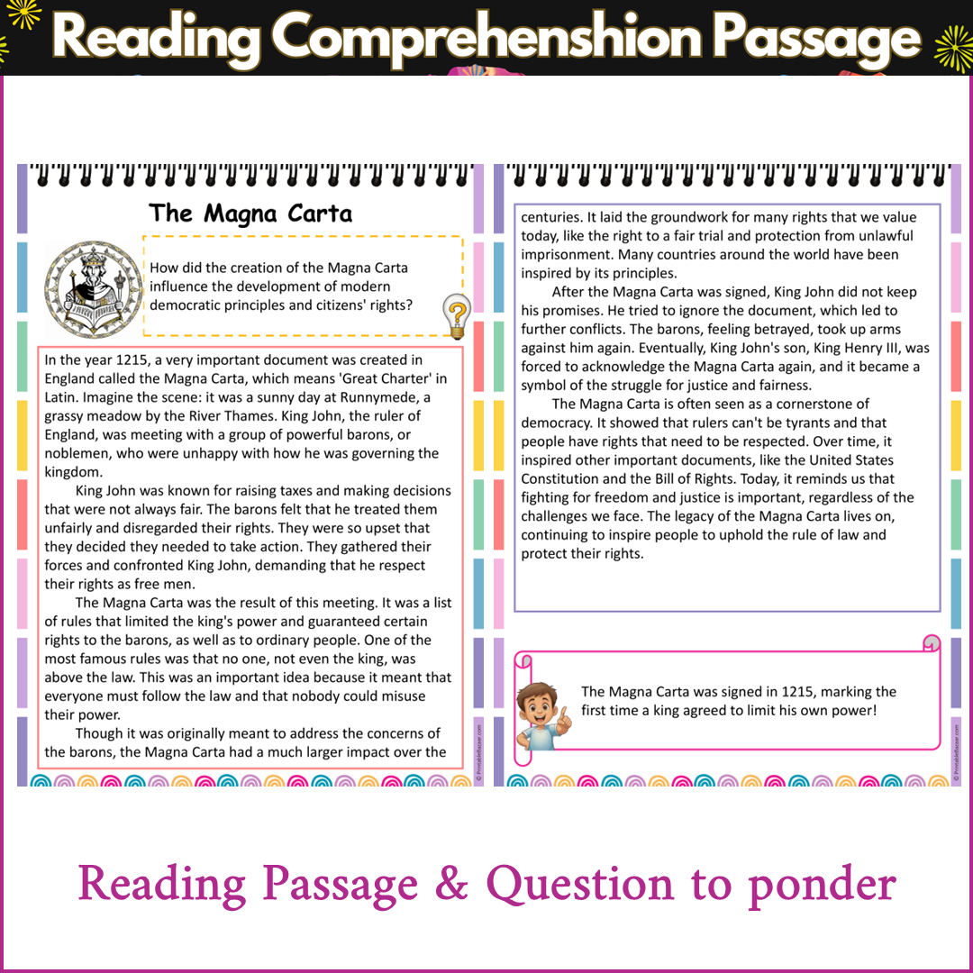 The Magna Carta | Reading Comprehension Passage and Questions