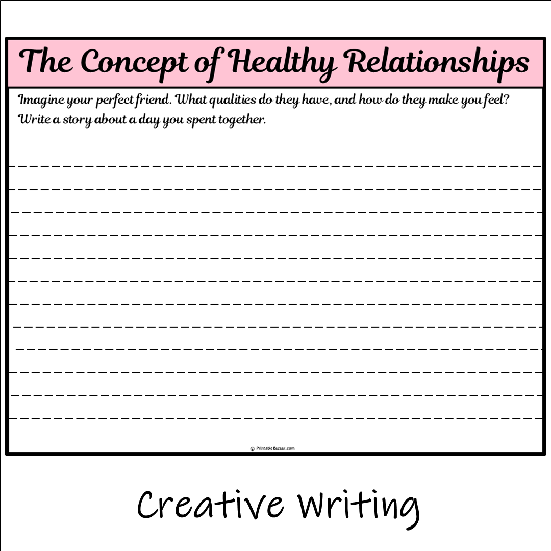 The Concept of Healthy Relationships | Main Idea and Supporting Details Reading Passage and Questions