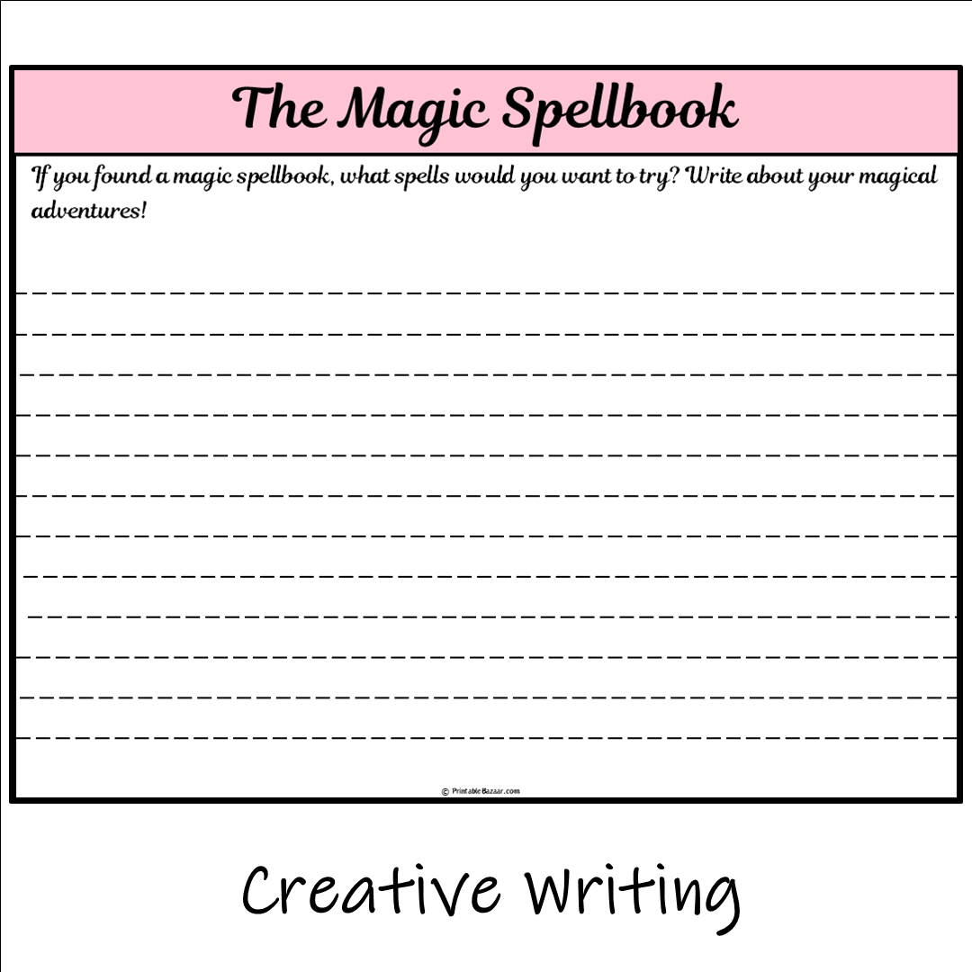 The Magic Spellbook | Main Idea and Supporting Details Reading Passage and Questions