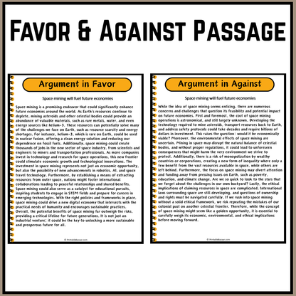 Space mining will fuel future economies | Debate Case Study Worksheet